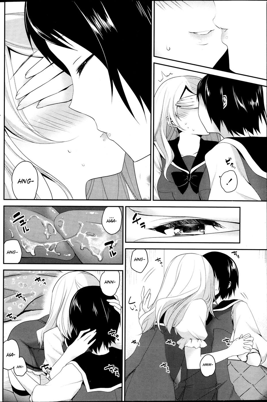 Hentai Manga Comic-Watashi to kanojo ha kisu wo suru-Read-7